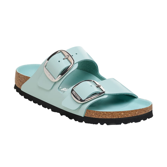 Arizona Big Buckle High Shine Surf Green Natural Leather Patent
