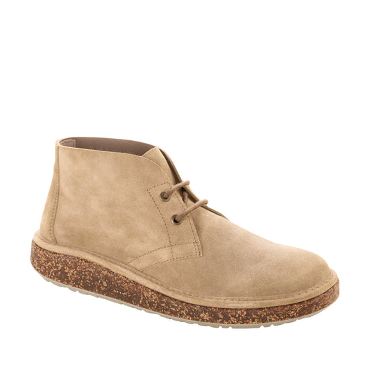 Milton Ginger Suede Leather