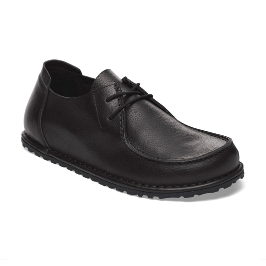 Utti Lace Black Grained Leather